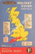 Holiday Guide - Area No. 4: South West England 1950 by British Railways